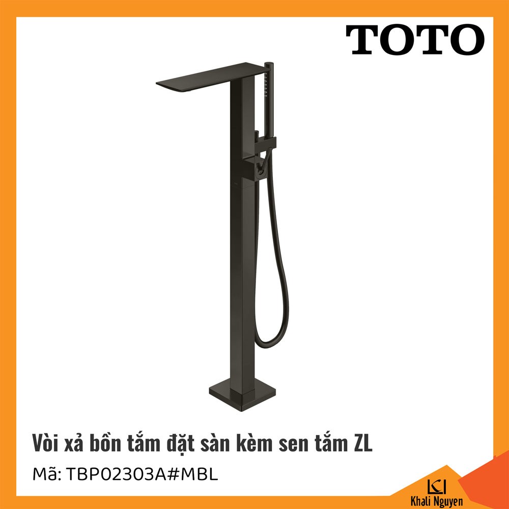 Vòi sen xả bồn tắm TOTO TBP02303A#MBL