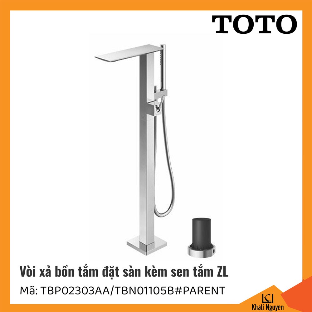 Vòi sen xả bồn tắm TOTO TBP02303AA/TBN01105B#PARENT