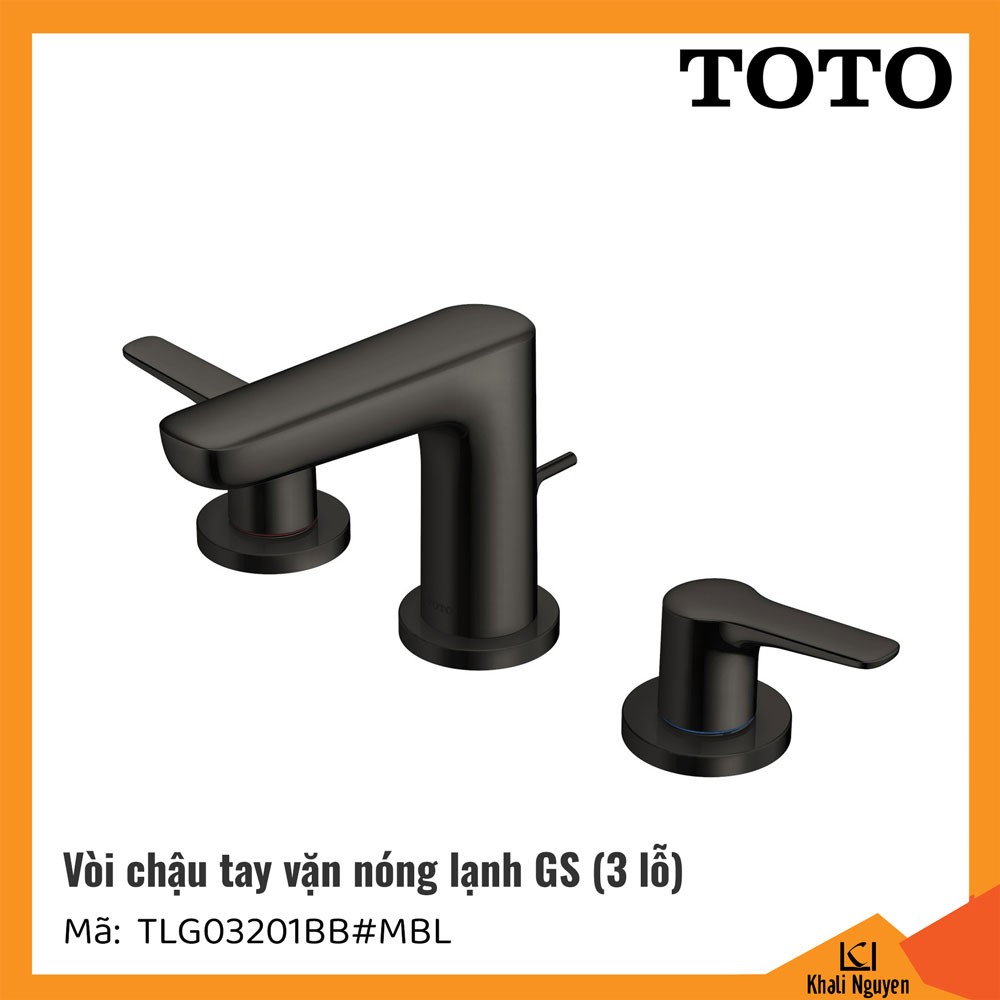 Vòi lavabo TOTO 3 lỗ TLG03201BB#MBL