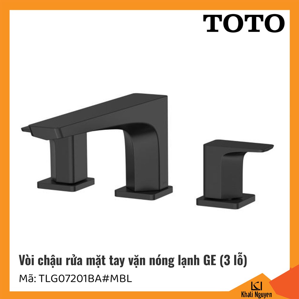 Vòi lavabo TOTO 3 lỗ TLG07201BA#MBL