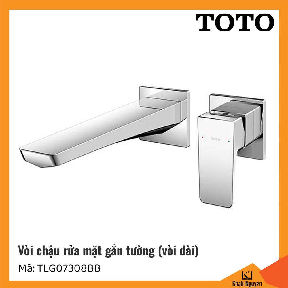 Vòi lavabo TOTO gắn tường TLG07308BB nóng lạnh (vòi dài)