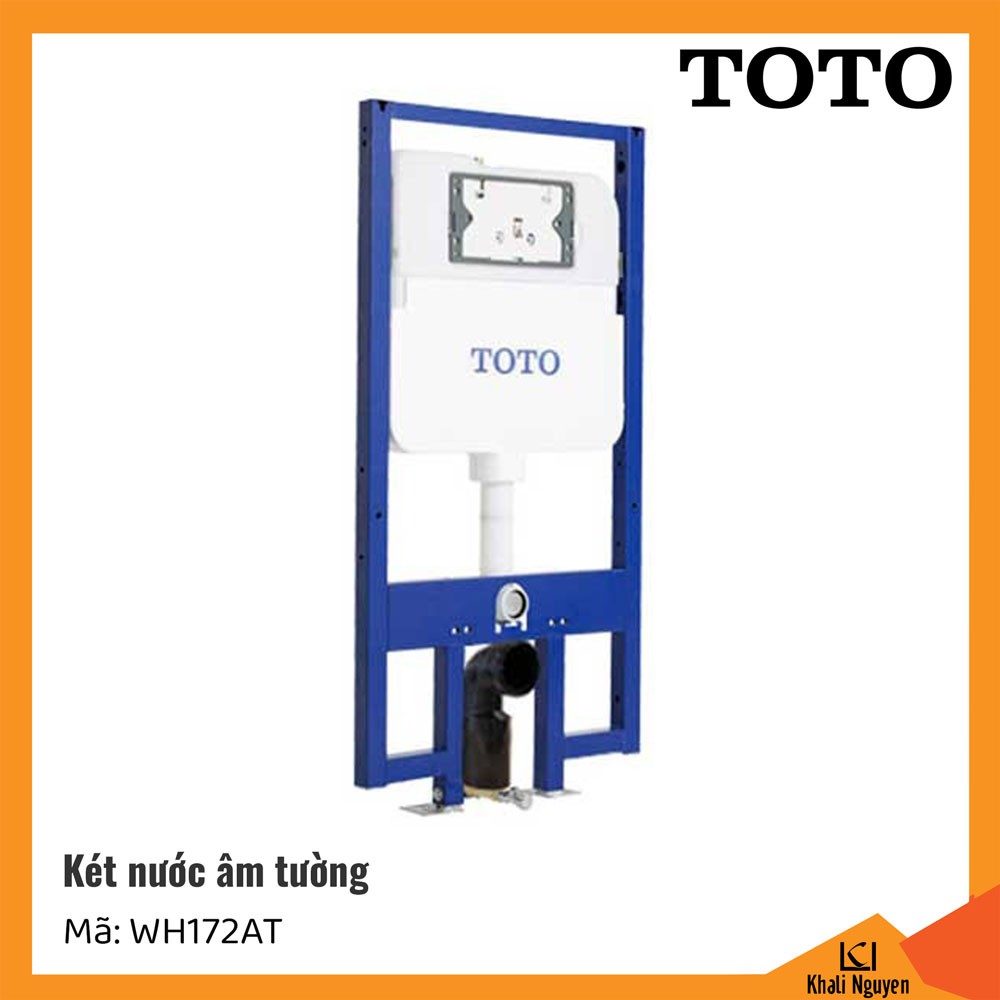 Két nước bồn cầu âm tường TOTO WH172AT