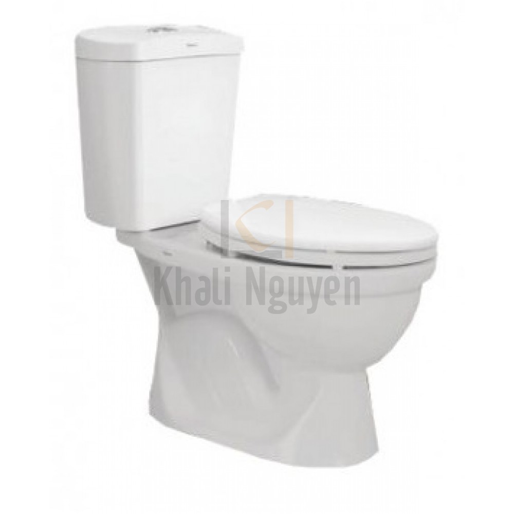 Bàn Cầu 2 Khối Viglacera VI88 Nắp Êm Kèm VTL2