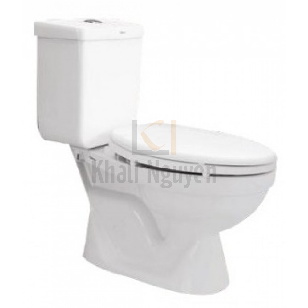 Bồn Cầu Viglacera VT18M 2 Khối Nắp Êm Kèm Chậu VTL2