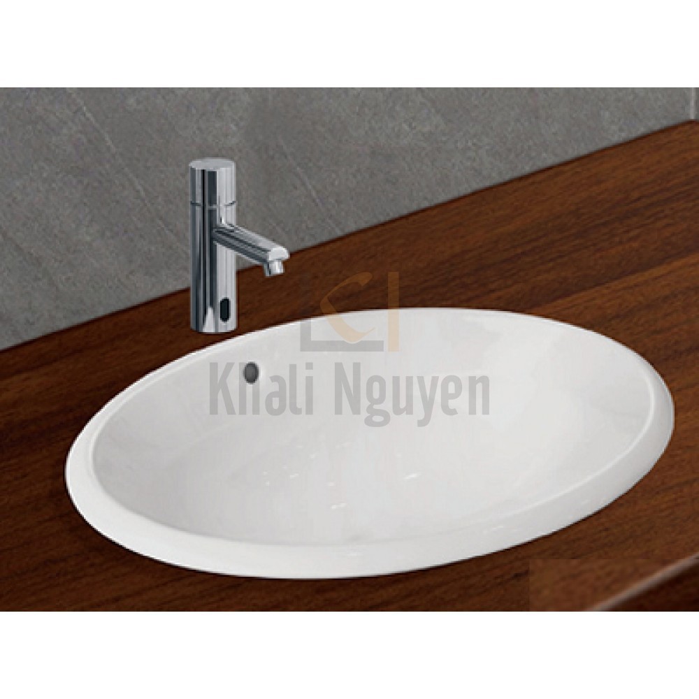 Chậu Rửa Mặt Lavabo Viglacera CD21 Dương Vành