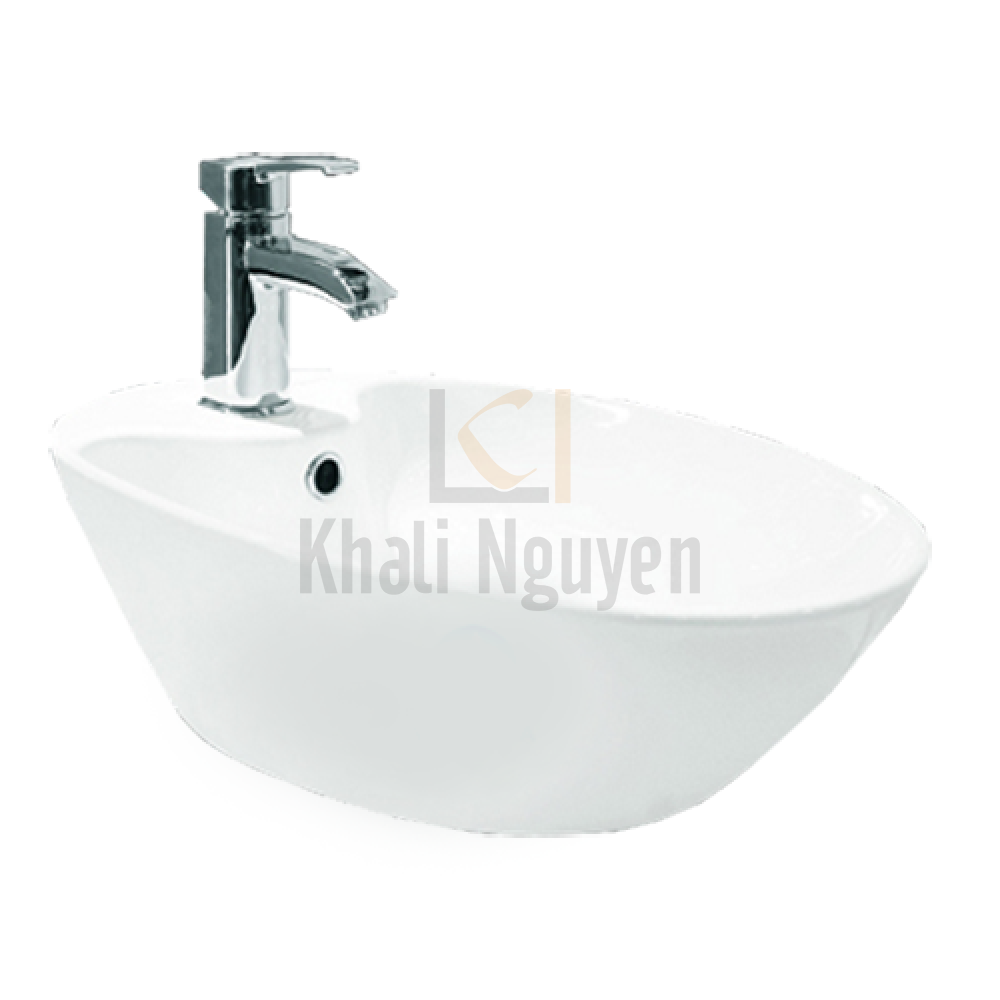Chậu Rửa Mặt Lavabo Viglacera V52 Đặt Bàn Đá Chậu Rửa Mặt Lavabo Viglacera V52 Đặt Bàn Đá