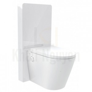 Bồn Cầu Thông Minh Viglacera Platinum P.16.321 Đặt Sàn Kính Trắng