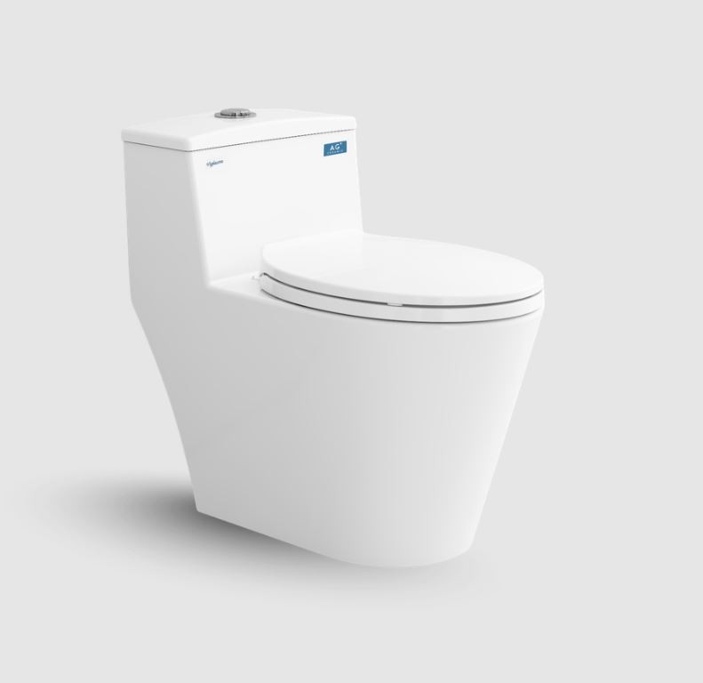 Bồn cầu Viglacera V823 nắp êm 1 khối 